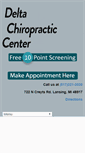 Mobile Screenshot of lansingchiropractor.org