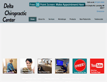 Tablet Screenshot of lansingchiropractor.org